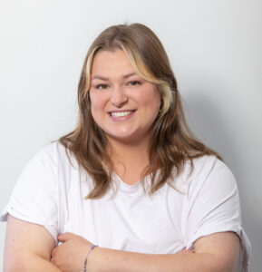 Professional lighting setup for business headshots showing facial definition and clarity