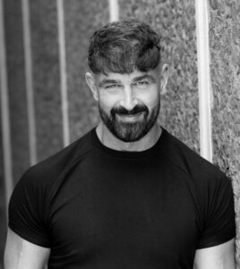 Premium professional headshot with cinematic lighting and executive presence