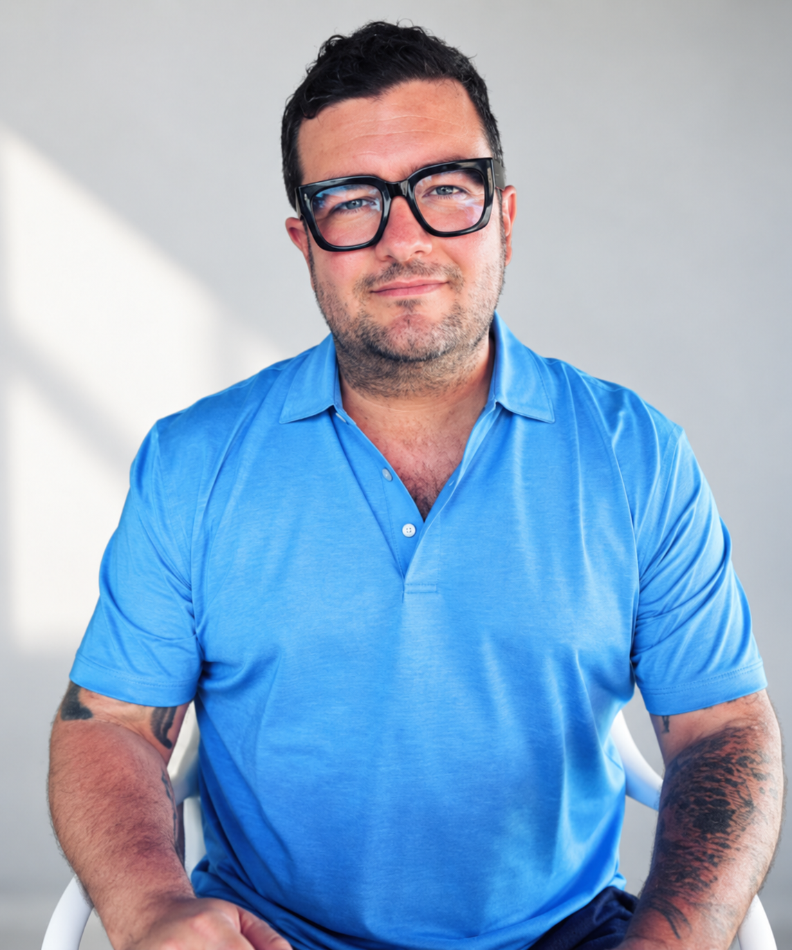 Chris Barroccu, headshot photographer and BBC and ITV Lighting Director
